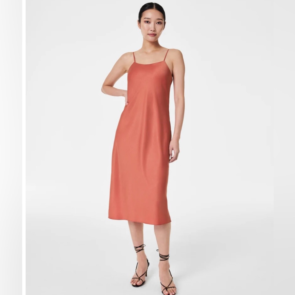 Spanx crepe reversible slip dress size small